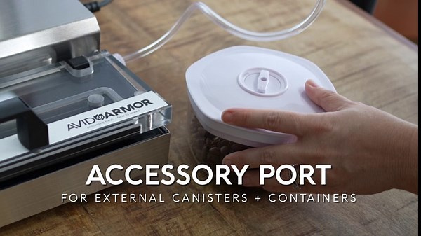 Avid Armor Vacuum Sealer Machine - A100 Stainless Construction, Clear Lid, Commercial Double Piston Pump Heavy Duty 12 Wide Seal Bar Built in Cooling Fan Includes 30 Pre-cut Bags and Accessory Hose