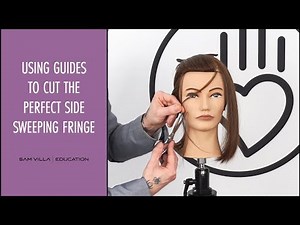 Using Guides To Cut The Perfect Side Sweeping Fringe