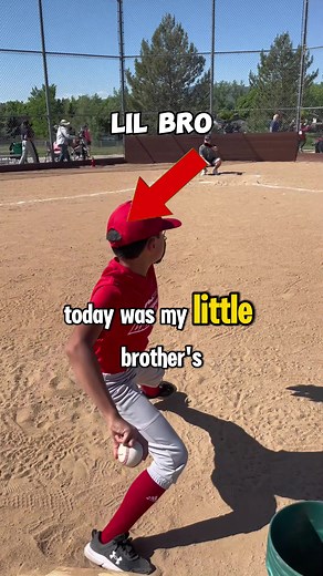 This is what happened in my little brothers fourth baseball game! #funny #sport #sports #baseball #fy #fypage