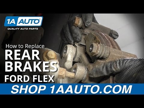 How to Replace Rear Brakes 13-14 Ford Flex