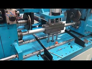 Dual-spindle collaborative operation! Automatic dual-head pipe end grooving machine