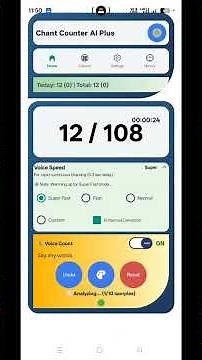 Chant Counter AI Plus - Voice AI Features | Quick Introduction