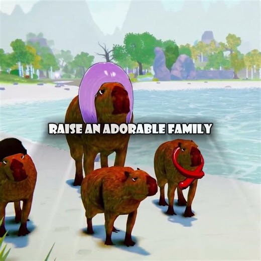How to achieve TRUE Zen 🧘‍♂️🐾 #capybara #games #cozygames #shorts #capybaramemes #goatsimulator