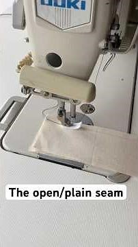 How to make the Open/Plain seam #seams #seamsnnotches #patterncutting #patternmaking #sewing ng