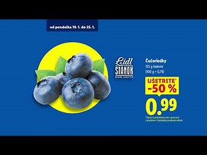 🫐 Čučoriedky, 🍊 mandarínky a 🐔 kuracie prsné rezne od 19. 1. 2026 | Lidl Slovensko