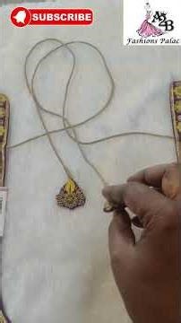 Mysore Silk Saree Maggam Work using embroidery Machine #Blouse #maggamwork #embroidery