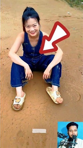 Walking on Muddy Path is not easy!, 😯😱