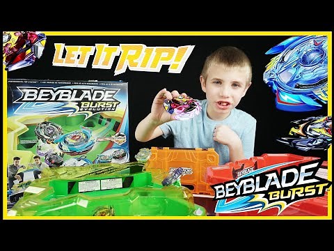 Beyblade Burst Evolution / Huge Box of Hasbro Beyblade Toys / Star Storm Stadium & Battle Set Review