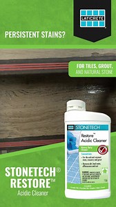Are your tiles suffering from hard water deposits, grout haze, or dirt buildup? 😩 Bring out the original shine of your surfaces with STONETECH® Restore™ Acidic Cleaner! It is a heavy-duty acidic cleaner that restores the appearance of tile and grout by effectively removing hard water deposits, grout haze, efflorescence, and soap scum. 💪 It's like hitting the refresh button for your floors! ✨ Send us a message for more info. 💬 #LATICRETEPh #Stonetech #Restore #RestoreAcidicCleane #Cleaner #For