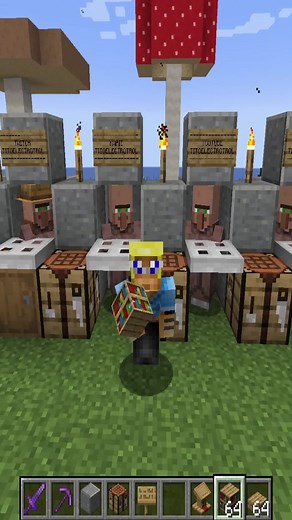 Cómo hacer un Aldeano Bibliotecario en Minecraft