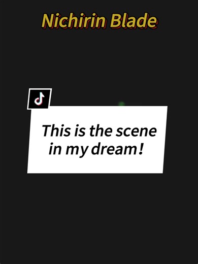 Agatsuma Zenitsu's Dream Scene and Nichirin Blade