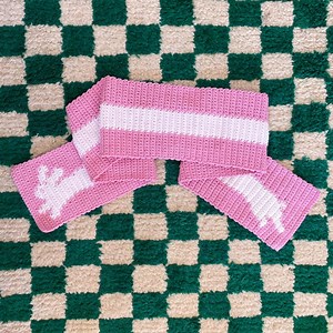 Bunny Scarf Crochet Pattern | Beginner Friendly Tapestry Project - Etsy