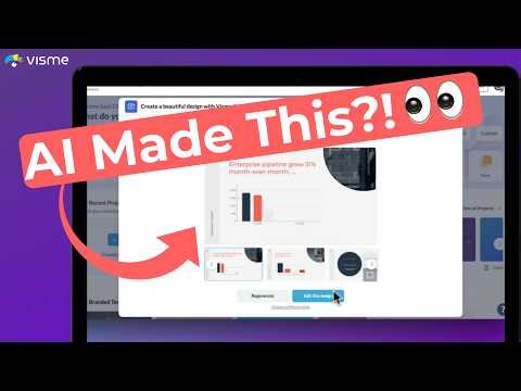How to Generate Your Presentations with AI | Visme AI Designer