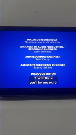 Blaze credits with Octonauts credits audio description described video ring of fire dinosaur parade