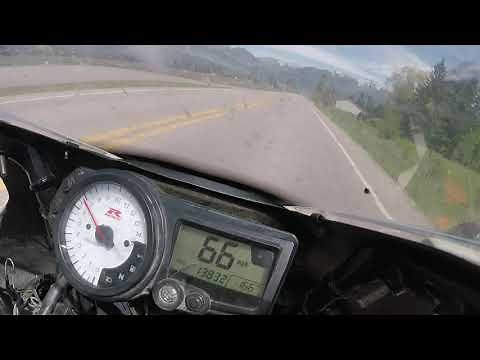 2003 GSX-R1000 K3 (2003) speedometer top speed and insane acceleration!!!