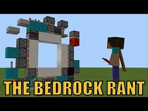 Minecraft Java VS Bedrock Redstone Rant