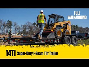 Big Tex Trailers 14TI I-Beam Tilt Trailer FULL Walkaround