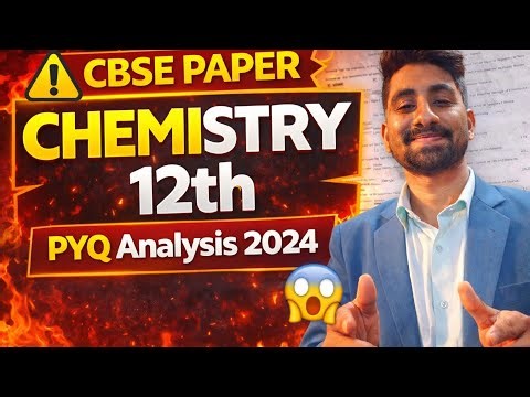 CBSE CHEMISTRY 12TH PYQ 2024(SET -1) real question 🔥👈