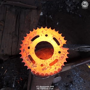 9.4M views · 84K reactions | The Most Creative Idea Of Turning A Rusted Sprocket Into The Most Beautiful Knife. | Kambrok craft | Facebook
