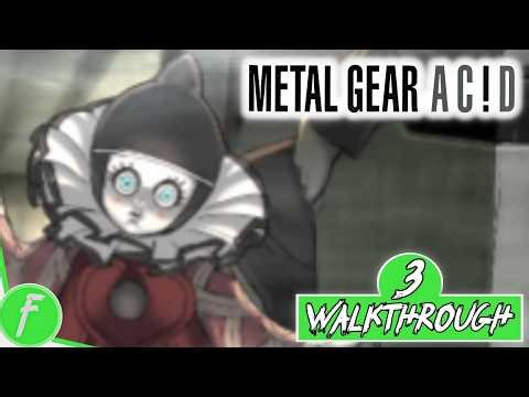 Metal Gear Acid FULL WALKTHROUGH Gameplay HD (PSP) | NO COMMENTARY | PART 3