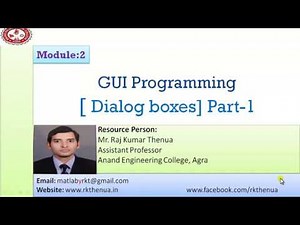MATLAB programming for Dialog boxes Part-1