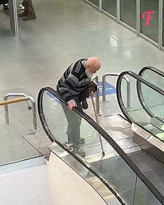 Escalator helping experiment: Who helps? | Fabiosa India