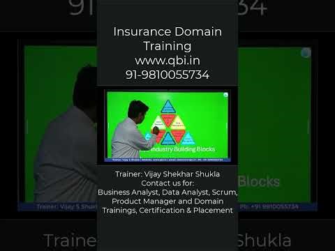 Insurance Domain Training | Vijay S Shukla | qbi.in