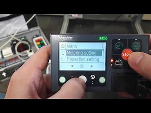 Cómo configurar trafos de corriente a tierra externos a través de la pantalla LTMCUF en Tesys T