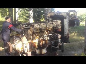 Caterpillar D17000 engine from a Northwest