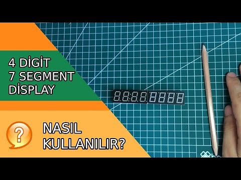 Ders 1- 4 Digit 7 Segment Display Kullanımı