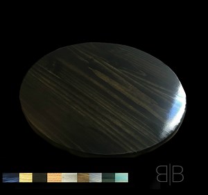 Black Lazy Susan Turntable Black Kitchen Decor Gloss Black Dining Room Table Centerpiece Large Lazy Susan 24 Inch Wood Lazy Susan - Etsy