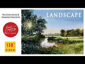 easy watercolor painting tutorial | watercolor demonstration | landscape | Artist Sunil Linus De