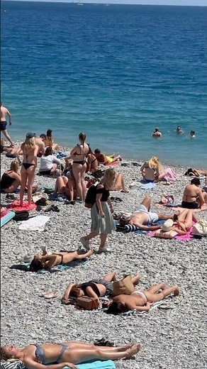 Nice France: Nice Beach Walk - Sun, Sand, and Sea