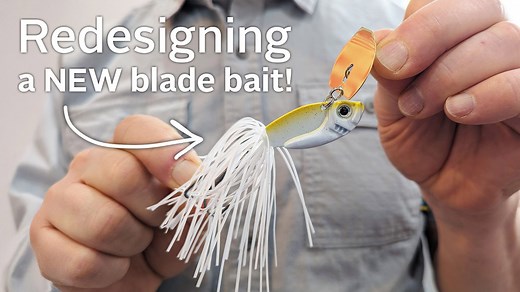 Redesigning the blade bait! Introducing the Scuttletail!