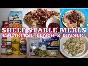 SHELF STABLE PANTRY MEALS | EMERGENCY PREPPER MEALS | PANTRY CHALLENGE | BUDGET MEALS | EPISODE 6