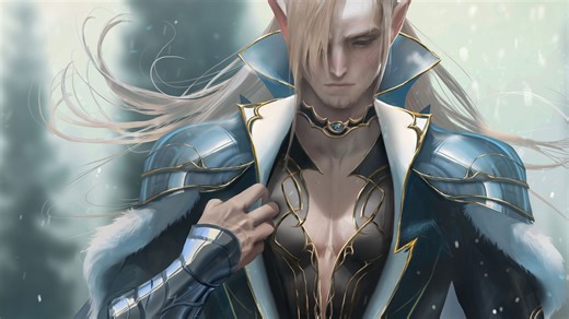 sakimichan绘画过程 第五十三期 Elf prince