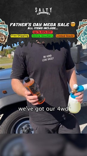 488K views |  IT’S OFFICIALLY LIVE  The Salty Captain Father’s Day Sale just dropped— And it’s the biggest one we’ve ever run. ✅ Kits stacked with premium gear ✅ Free shipping ✅ Free Father’s Day card ✅ Bonus vouchers inside ✅ Up to 45% OFF These won’t last. These won’t restock. This is your one shot to lock in a gift he’ll actually use. Shop Before It’s Gone | Saltycaptain.co | Facebook