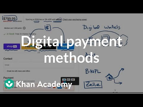 Digital payment methods | Consumer credit | Financial Literacy | Khan Academy