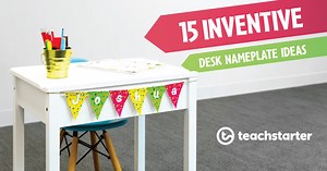 15 Inventive Desk Nameplate Ideas