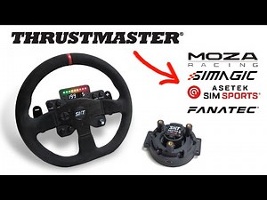 Thrustmaster Bluetooth + USB conversion kit with display | 599 wheel + Simagic alpha | AMS2 gameplay