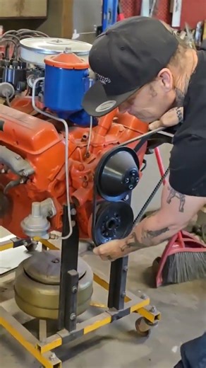 There's just something timeless about old Chevy 265 V813kBack in1955 Chevrolet #engine#viral#views