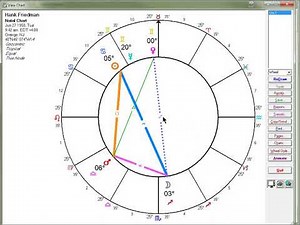 Solar Fire Tutorial: How to select chart points and aspected points in Solar Fire