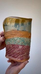 Hummingbird Pottery Flower Vase Hand Made Clay Flower Holder - Etsy