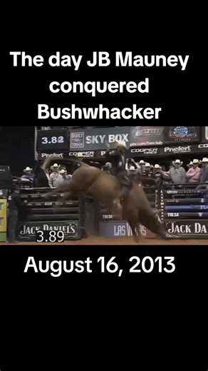 Bushwacker still holds the record for most consecutive premier-series buckoffs with 42. He was ultimately bested by archrival J.B. Mauney for 95.25 points on August 16, 2013 – exactly 10 years ago. The two went head-to-head 13 times at all levels of competition, and Mauney was only successful that one time. #fy #fyp #fypシ #fypage #viral #viralvideo #viraltiktok #virall #most #mostviralvideo #pbrbull #jbmauney #rodeo #rodeotok