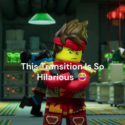 This Transition Is So Hilarious 😂 #ninjago #dragonsrising #ninjagodragonsrising #funny #meme #edit