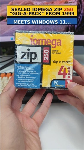 Can you still use an Iomega Zip 250 disk on Windows 11? #retrotech
