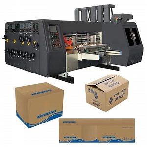 [Hot Item] Automatic Pizza Box Making Machine Corrugated Box Making Machine Box Printing Die Cutting Machine