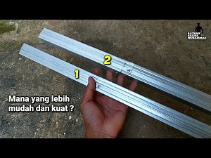 2 ways to connect 4x4 light steel hollow