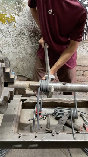 Long Tango Hook Tension Spring | Heavy Wire Open Bore Spring | Hand Made #shorts #shortsvirl