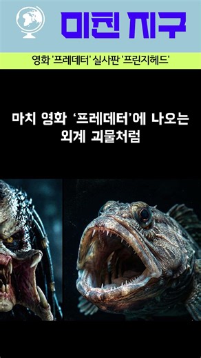 영화 '프레데터' 실사판 '프린지헤드' #쇼츠 #희귀동물